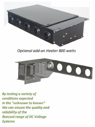 Rencool EVK5 evaporator product diagram
