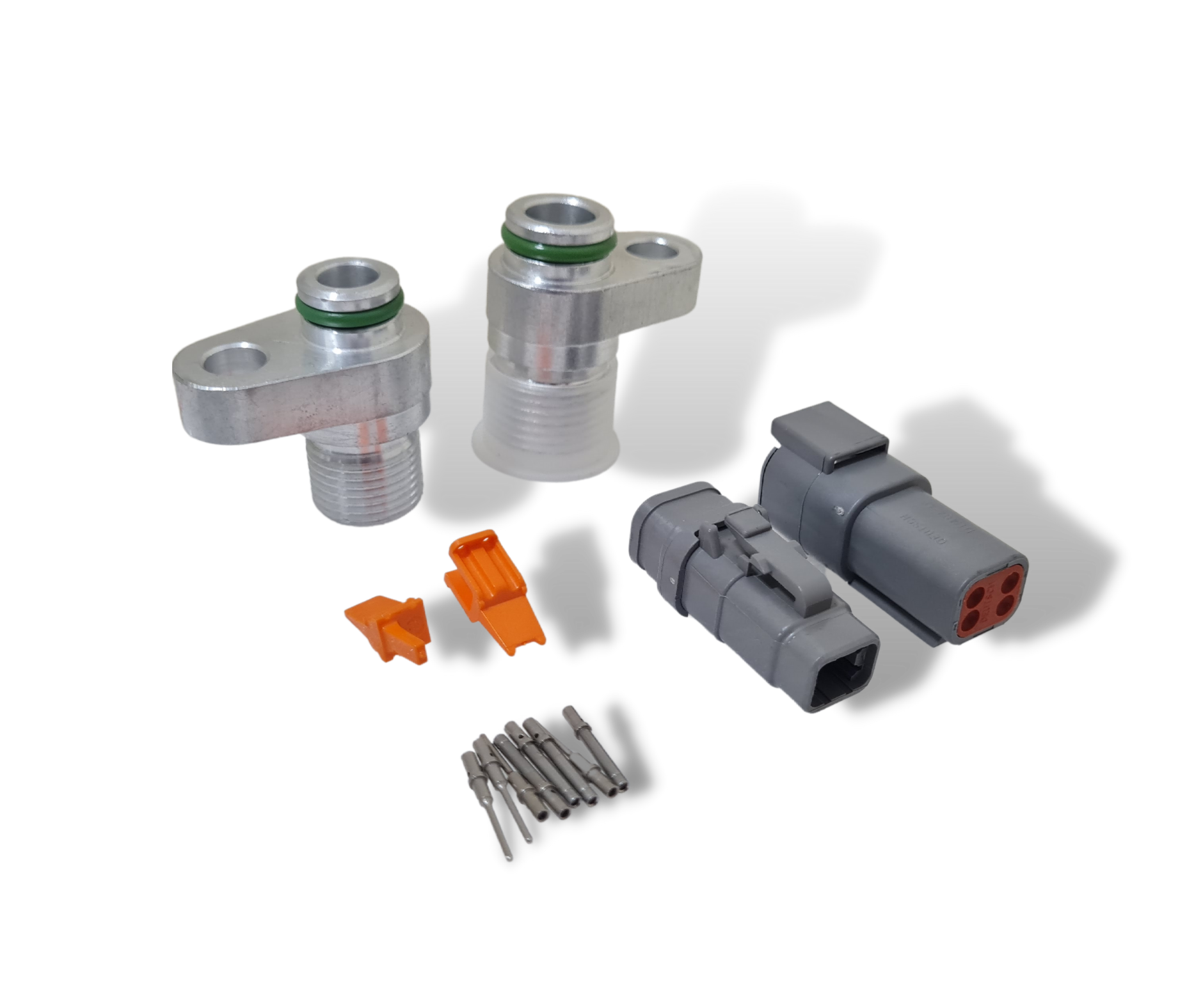 Rencool MD-series compressor pad fittings and electrical connectors